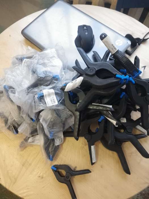 Фотография покупателя товара Струбцина клещеобразная ТУНДРА, 4" (100 мм) - Фото 1