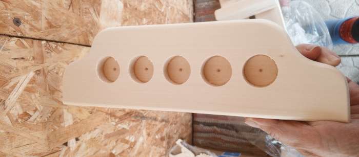 Фотография покупателя товара Полка для эфирных масел «Лира», 30×7×3 см, деревянная, настенная, «Добропаровъ» - Фото 1