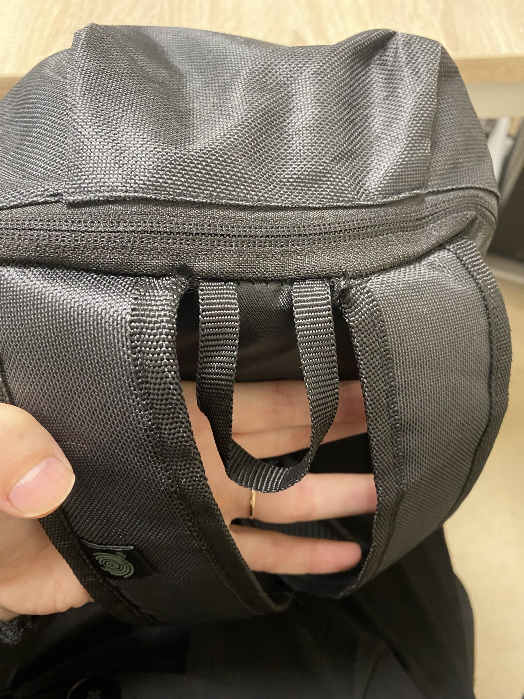 Фотография покупателя товара Рюкзак туристический maclay, 10 л, черный - Фото 2