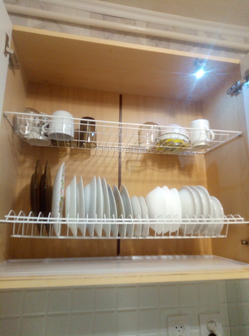Фотография покупателя товара Комплект посудосушителей с поддоном для шкафа 90 см, 86,5×25,6 см, цвет белый - Фото 10