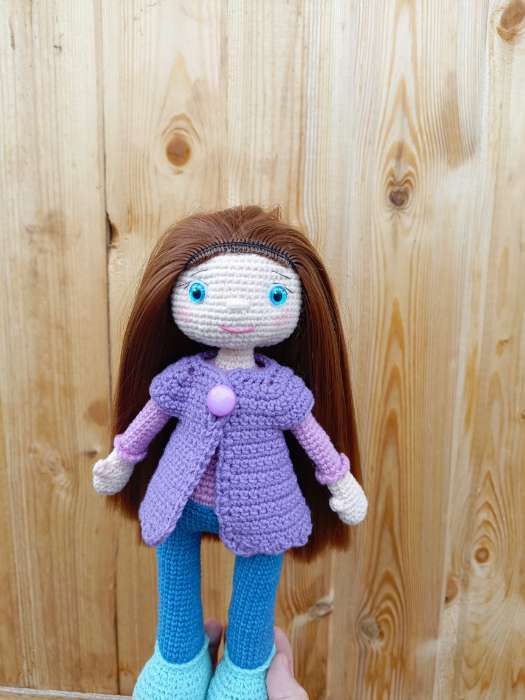 Фотография покупателя товара Волосы - тресс для кукол «Прямые» длина волос: 15 см, ширина:100 см, цвет № 30 - Фото 2