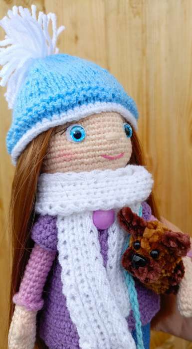 Фотография покупателя товара Волосы - тресс для кукол «Прямые» длина волос: 15 см, ширина:100 см, цвет № 30 - Фото 3