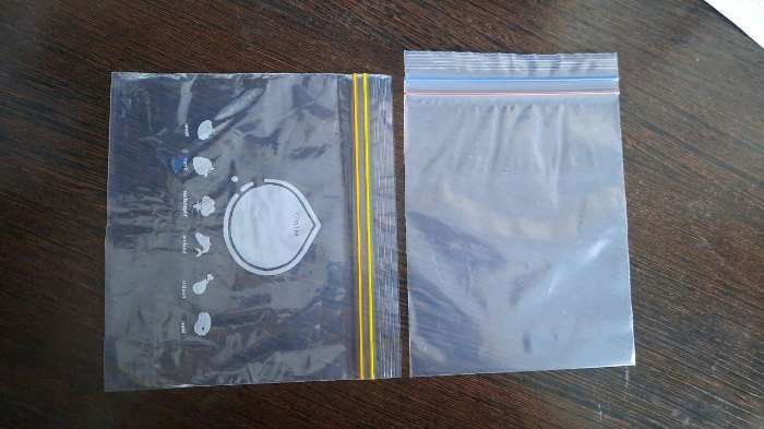 Фотография покупателя товара Пакет для заморозки с двойным zip-lock замком 16×14 см - Фото 2