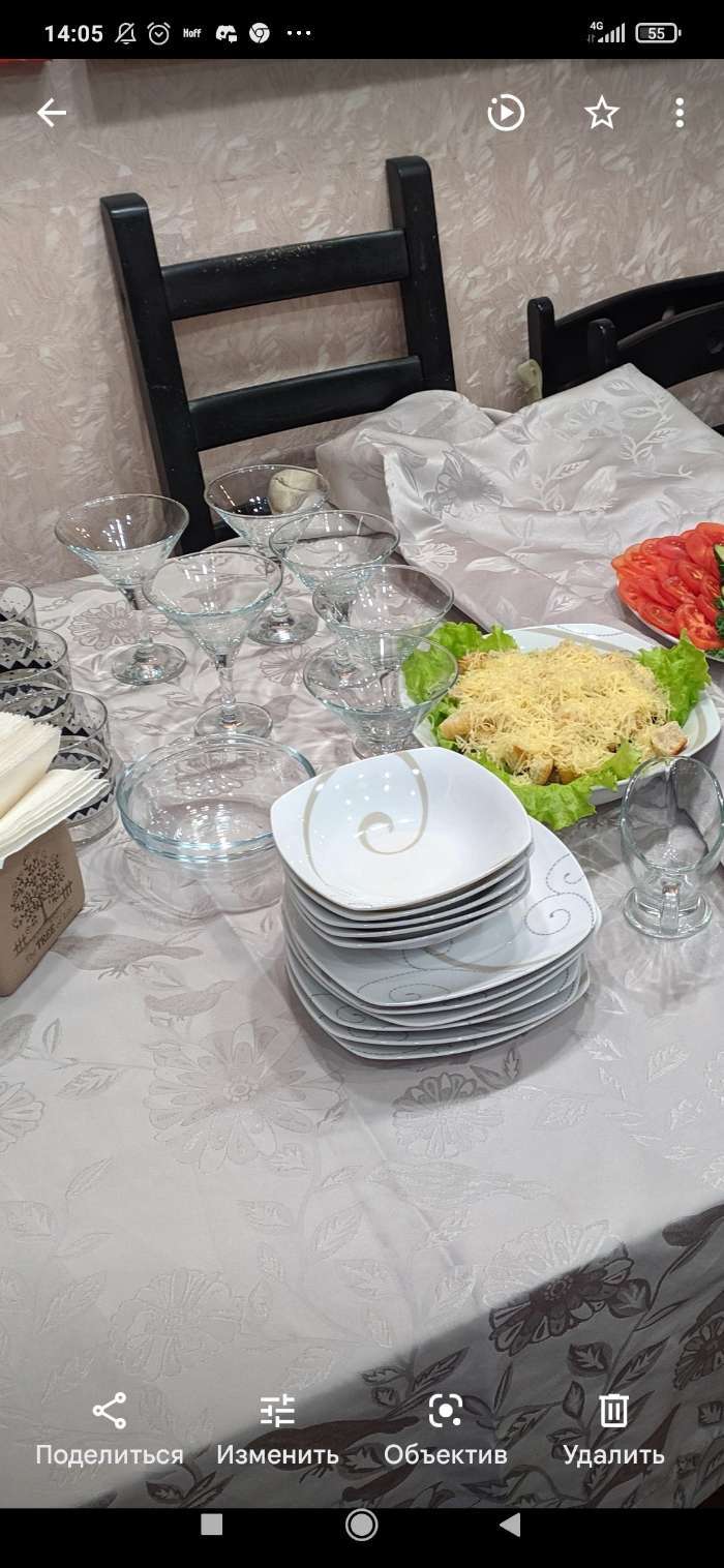 Фотография покупателя товара Сервиз столовый Caress Modern, 19 предметов: тарелка десертная 6 шт, тарелка обеденная 6 шт, тарелка глубокая для супа 6 шт, салатник 1 шт - Фото 1