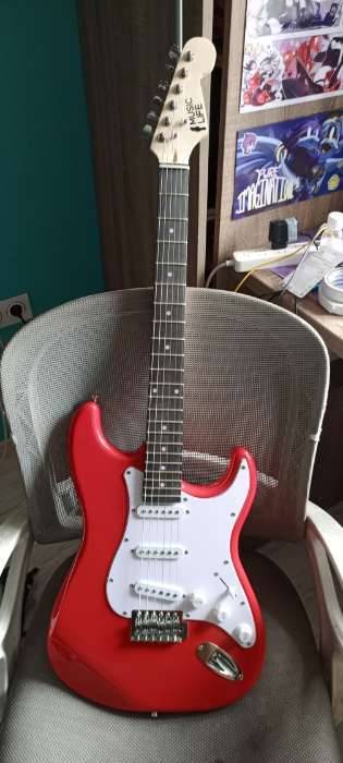 Фотография покупателя товара Электрогитара Music Life ML-100BL, S-S-S, синяя - Фото 3