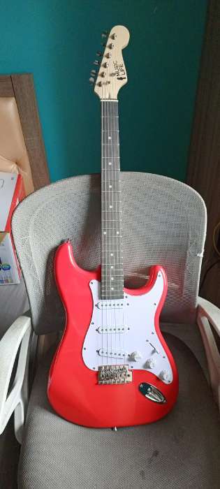 Фотография покупателя товара Электрогитара Music Life ML-100BL, S-S-S, синяя - Фото 4
