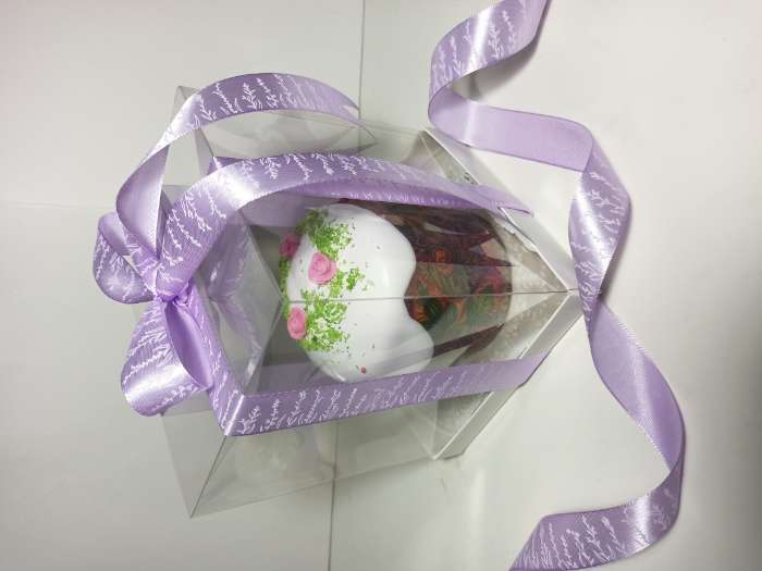 Фотография покупателя товара Лента атласная «Прованс», 2.5 см × 22.5 (± 1) м, сиреневая - Фото 1