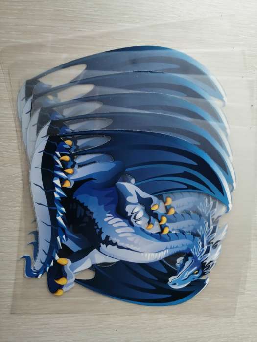 Фотография покупателя товара Термонаклейка «Дракон», 16.7×19.5 см, - Фото 5