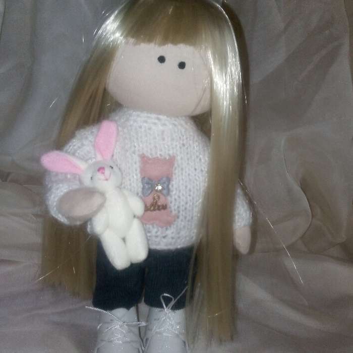 Фотография покупателя товара Волосы - тресс для кукол «Прямые» длина волос: 25 см, ширина: 100 см, цвет № 88 - Фото 6