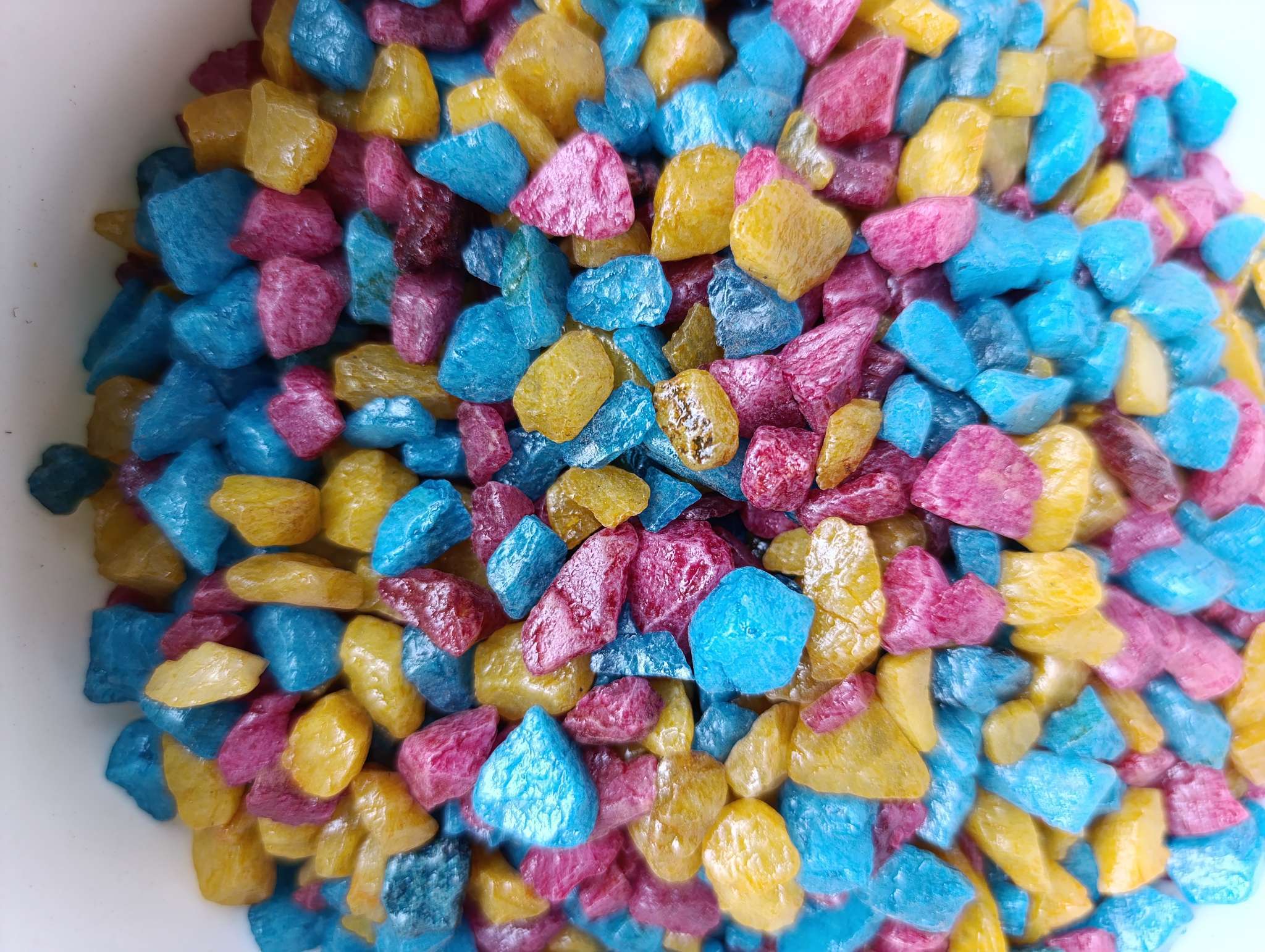 Фотография покупателя товара Мраморная крошка «Пижон Аква», фр. 5-10 мм, ариэль, 800 г - Фото 1