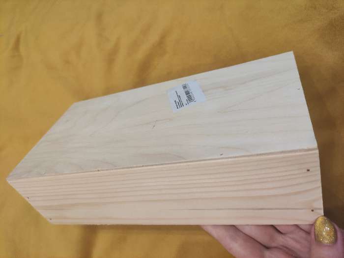 Фотография покупателя товара Салфетница деревянная, без покрытия, 24×11×7 см - Фото 11