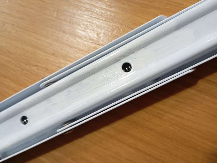 Фотография покупателя товара Кронштейн складной для столов и полок ТУНДРА, F001, 2 шт., длина 350 мм, сталь, белый - Фото 1