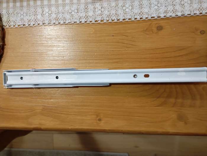 Фотография покупателя товара Кронштейн складной для столов и полок ТУНДРА, F001, 2 шт., длина 350 мм, сталь, белый - Фото 3