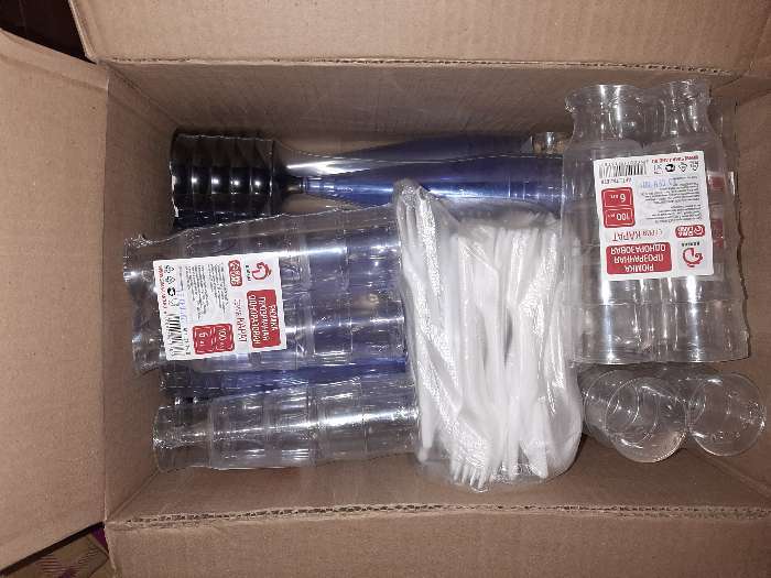 Фотография покупателя товара Вилка пластиковая одноразовая белая «Стандарт», столовая, 15,5 см