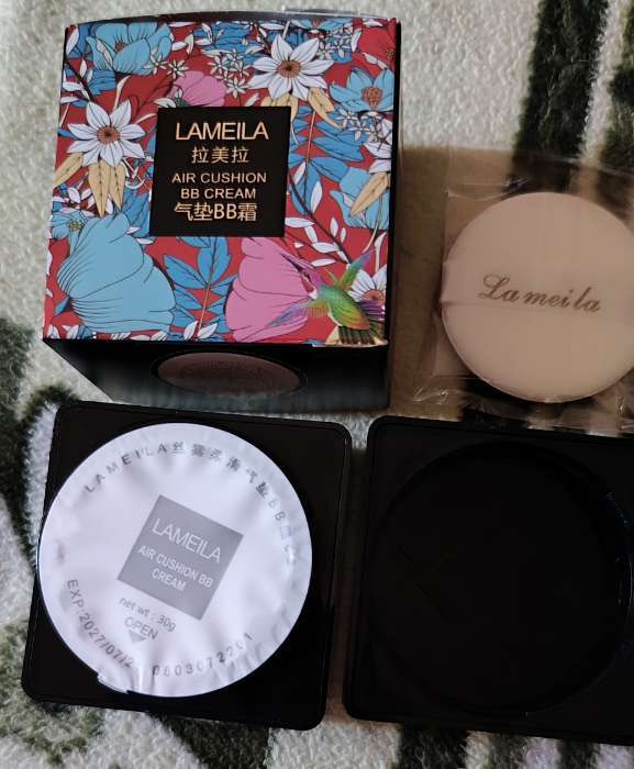 Фотография покупателя товара Крем-кушон тональный 3 в 1 (консилер, ВВ крем, пудра) - Фото 3