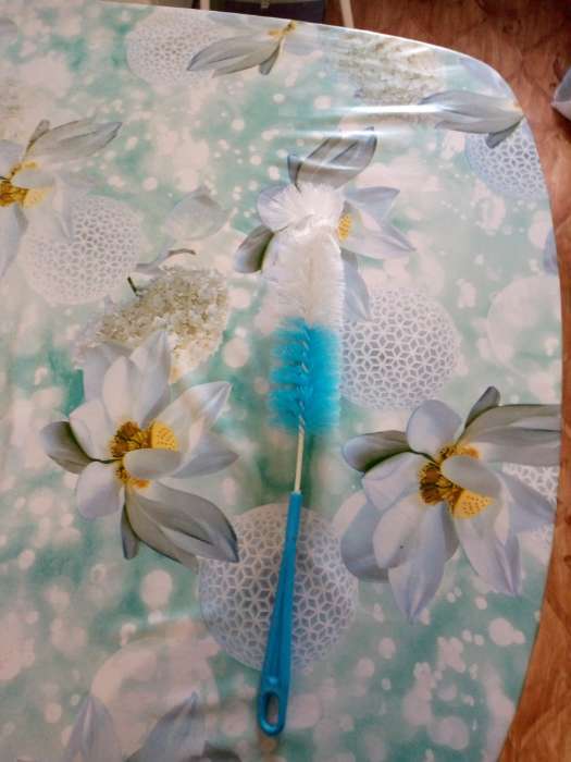 Фотография покупателя товара Ёршик для посуды Доляна, 56×5 см, МИКС - Фото 1