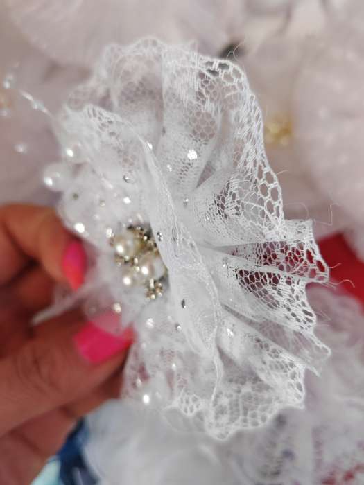 Фотография покупателя товара Бант для волос на резинке школьный, белый, 10 см, Кошечка Мари - Фото 4