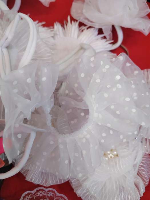 Фотография покупателя товара Бант для волос на резинке школьный, белый, 10 см, Кошечка Мари - Фото 5