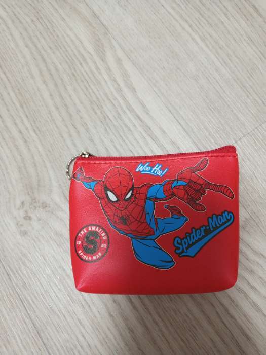 Фотография покупателя товара Кошелек детский для мальчика на молнии, кожзам, 11.5×2.5×8 см, Тачки - Фото 1