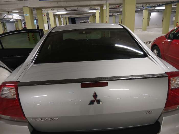 Фотография покупателя товара Спойлер для автомобиля, 4.5×150 см, универсальный, под карбон, черный - Фото 2