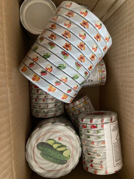 Фотография покупателя товара Крышка для консервирования «Елабуга. Карусель», ТО-89 мм, лакированная, упаковка 20 шт, цвет МИКС