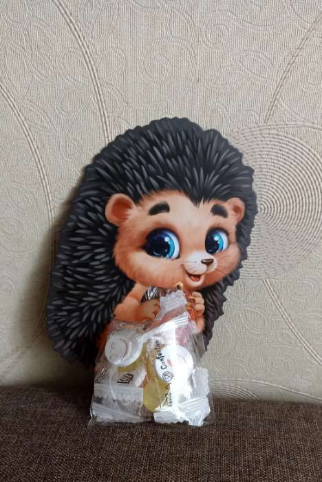 Фотография покупателя товара Пакет под сладости новогодний «Мишка», 11×6 см - Фото 4