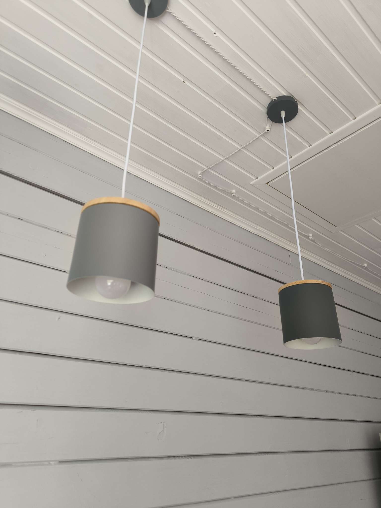 Фотография покупателя товара Светильник BayerLux 40388/1 E27 40 Вт серый 13×13×15-115 см - Фото 2