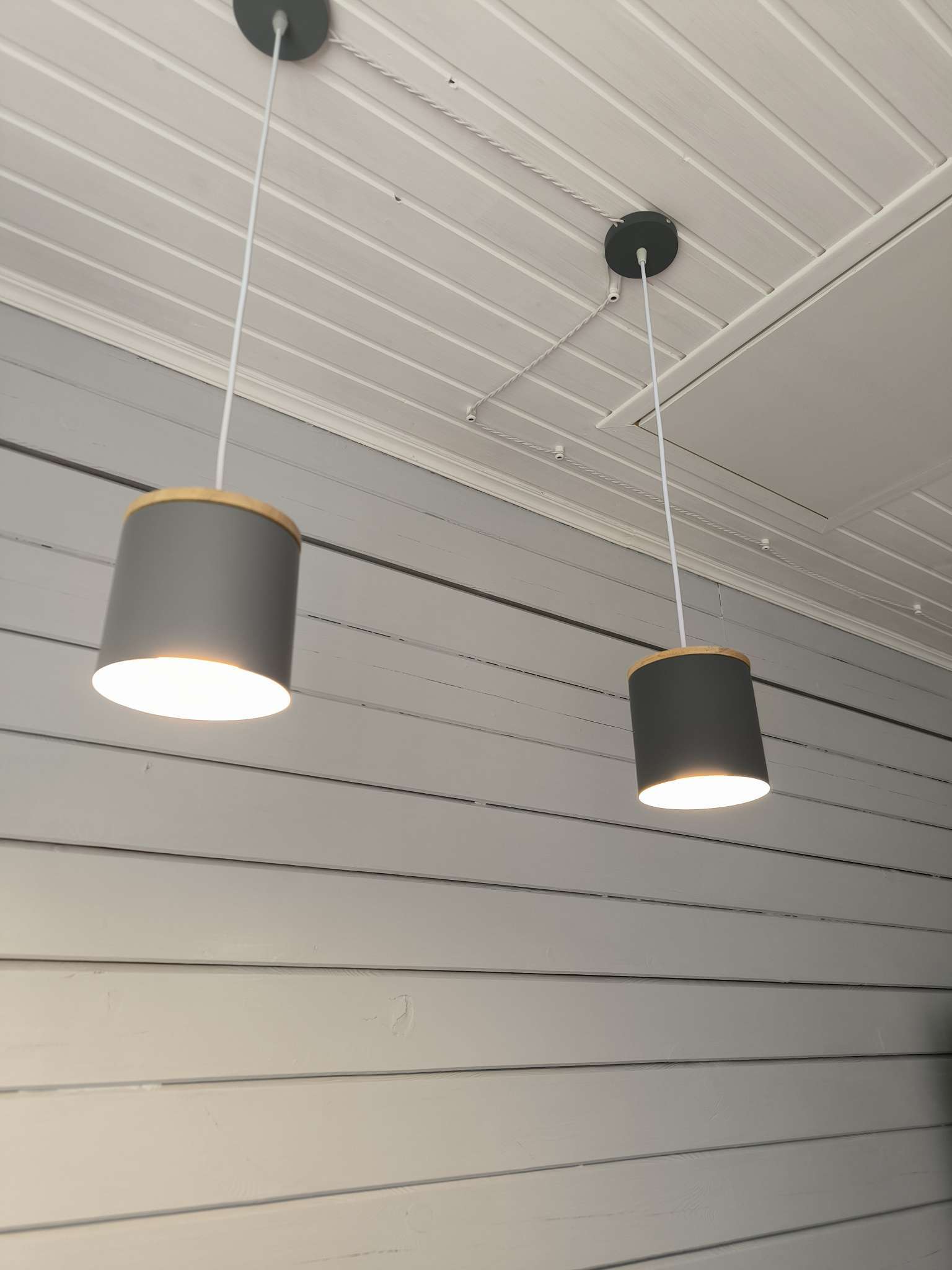 Фотография покупателя товара Светильник BayerLux 40388/1 E27 40 Вт серый 13×13×15-115 см - Фото 3