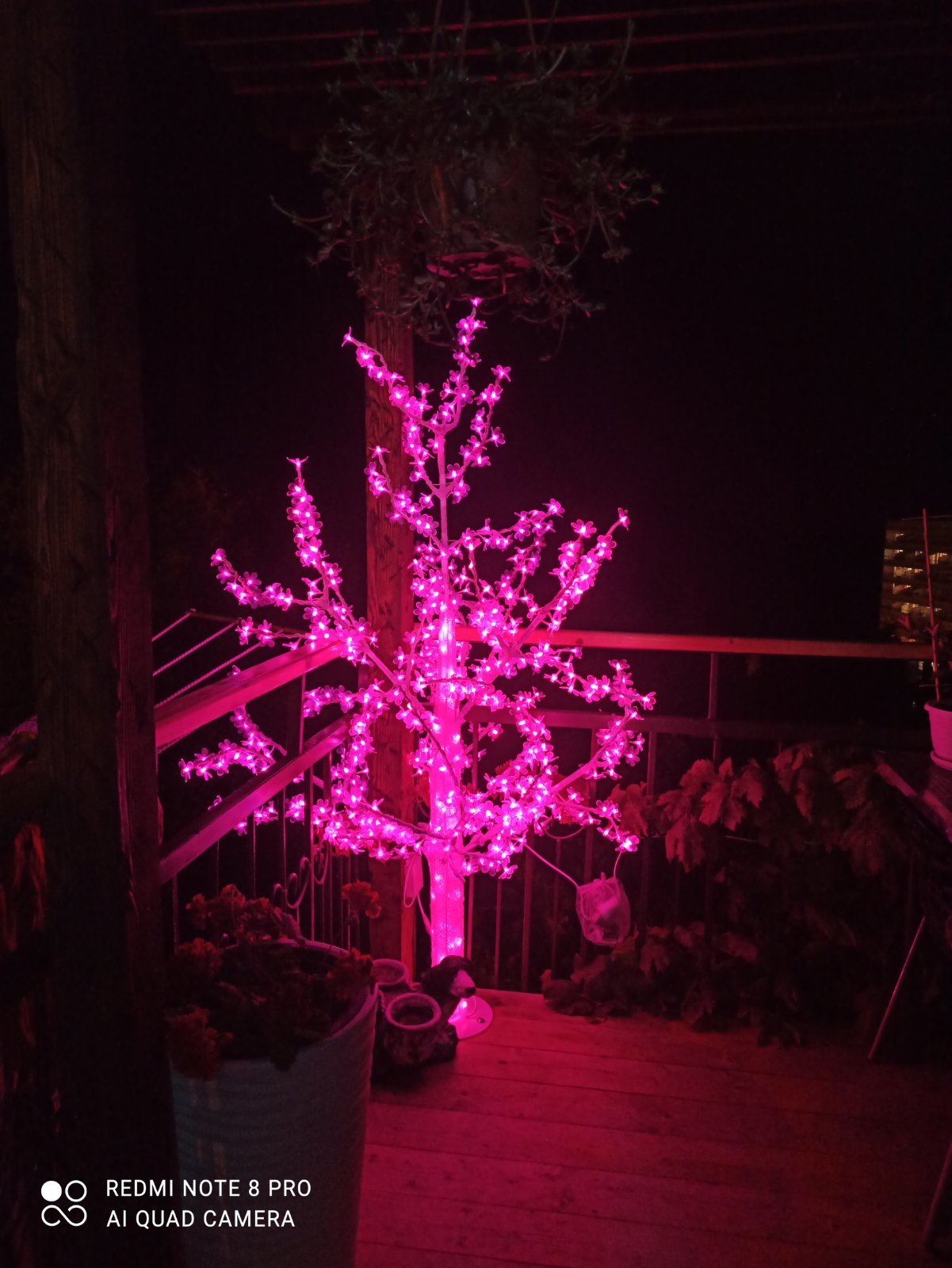 Фотография покупателя товара Светодиодное дерево «Акриловое» 1.8 м, 768 LED, постоянное свечение, 220 В, свечение зелёное - Фото 1