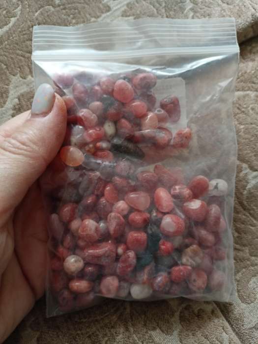 Фотография покупателя товара Набор камней коллекционных сувенирных «Обсидиан», галтовка, фракция 2-3 см, 100 г - Фото 2