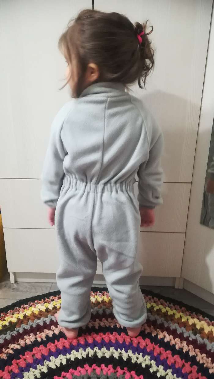 Фотография покупателя товара Комбинезон детский, цвет серый, рост 98-104 см - Фото 3