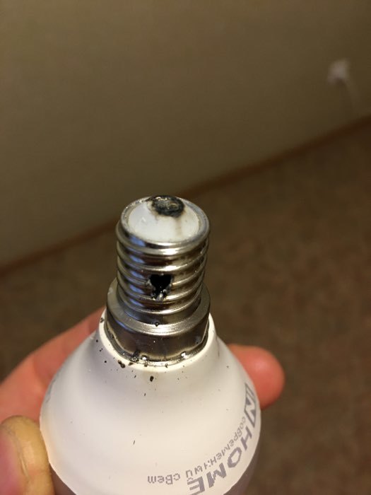 Фотография покупателя товара Лампа светодиодная IN HOME, Е14, 6 Вт, 570 Лм, 4000 К, дневной белый