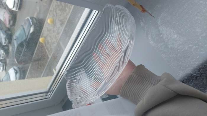 Фотография покупателя товара Фруктовница «Цеста», 22.5×17 см, бамбуковая ручка, стекло, прозрачная - Фото 1