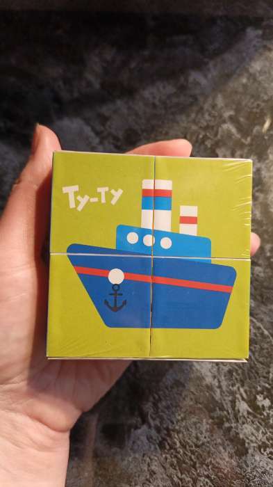 Фотография покупателя товара IQ кубики «Любимые игрушки», 4 шт - Фото 1