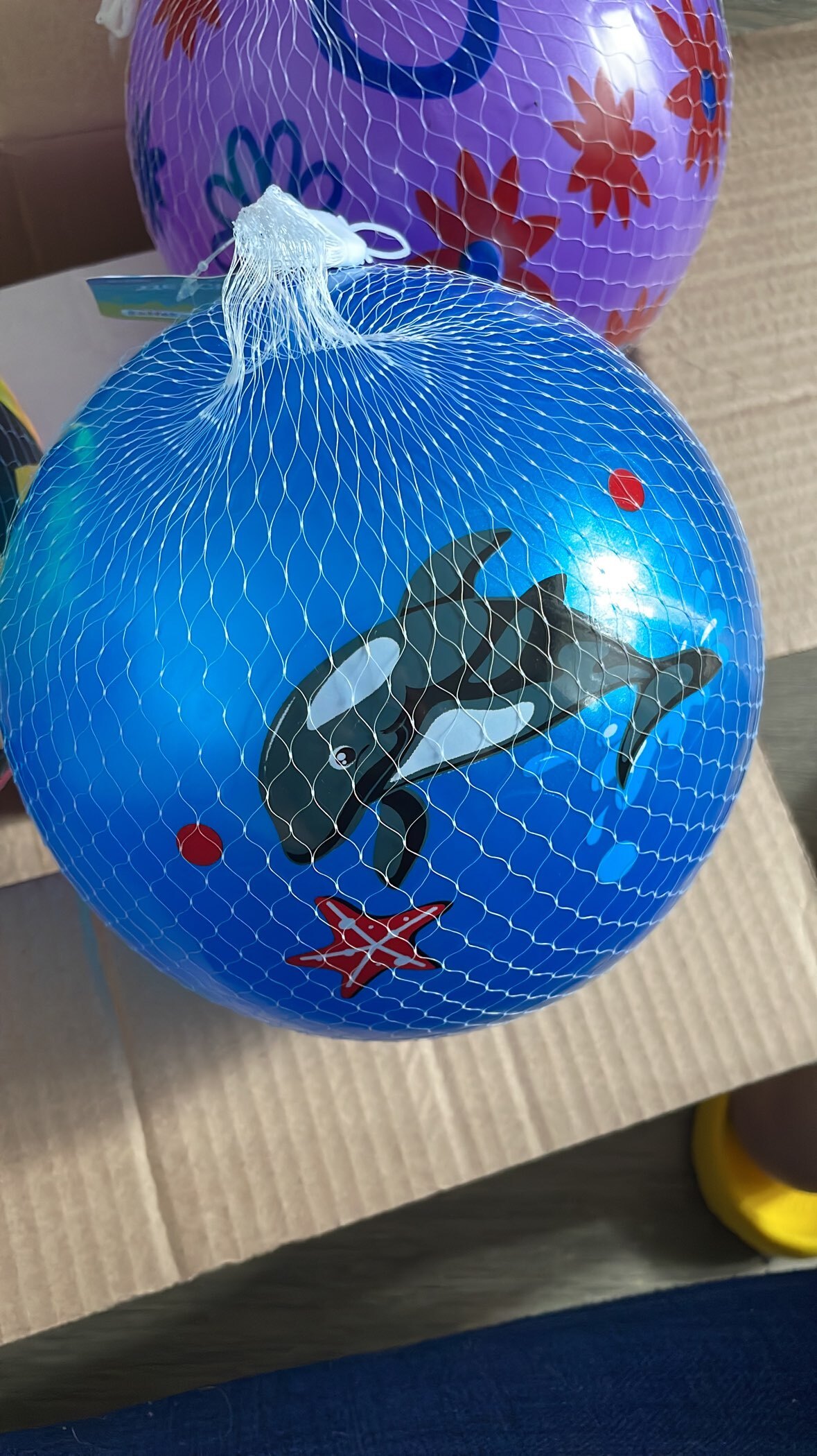 Фотография покупателя товара Мяч детский, d=25 см, 60 г, МИКС - Фото 1