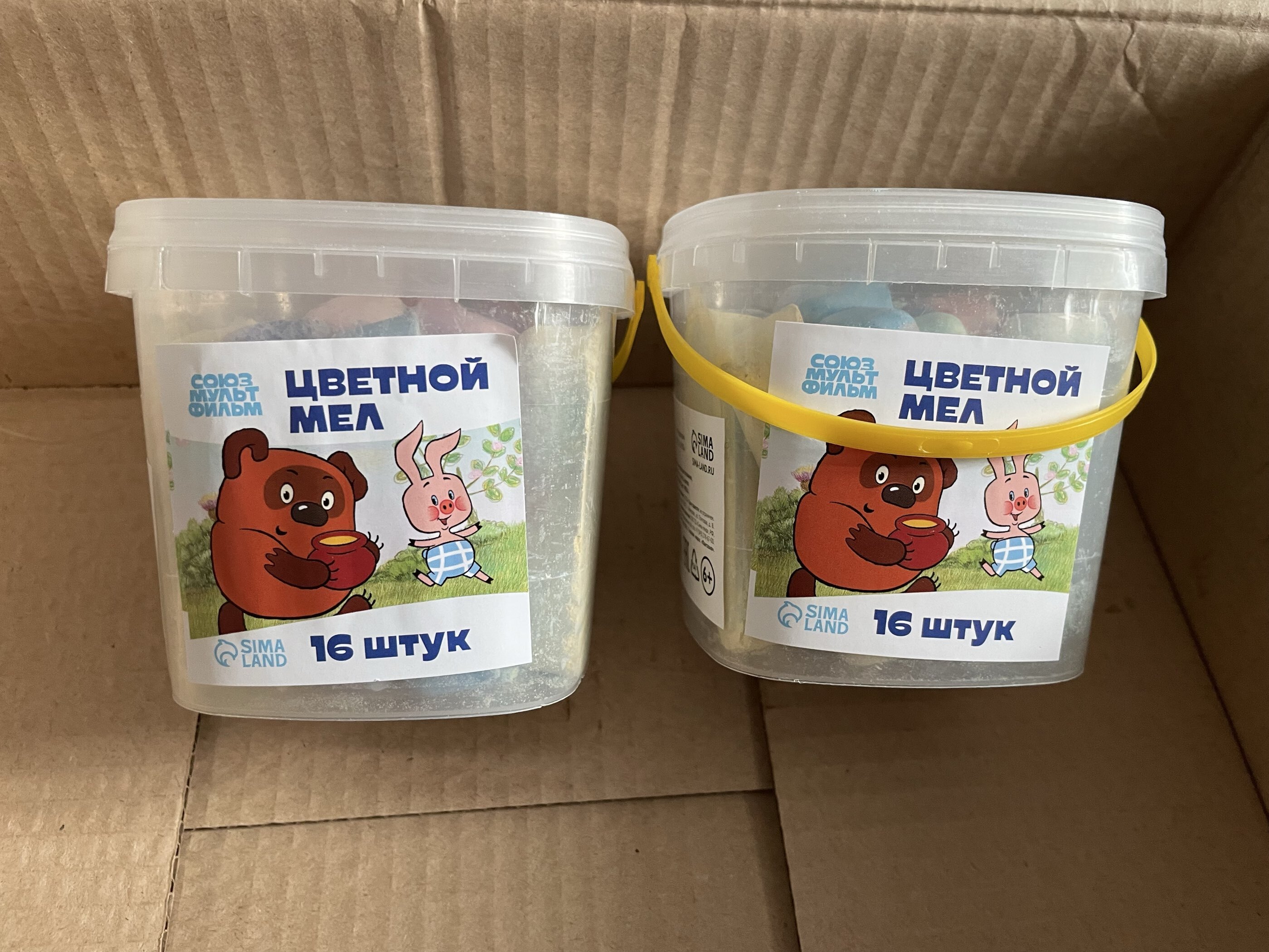 Фотография покупателя товара Мелки цветные, 16 штук, 8 цветов, «Трансформеры» - Фото 2