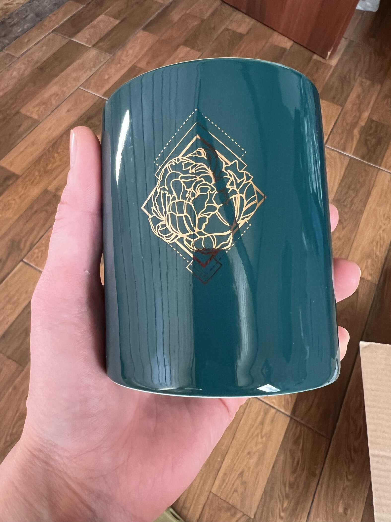 Фотография покупателя товара Кашпо для цветов с тиснением, «Роза», 8 х 9.5 см - Фото 1