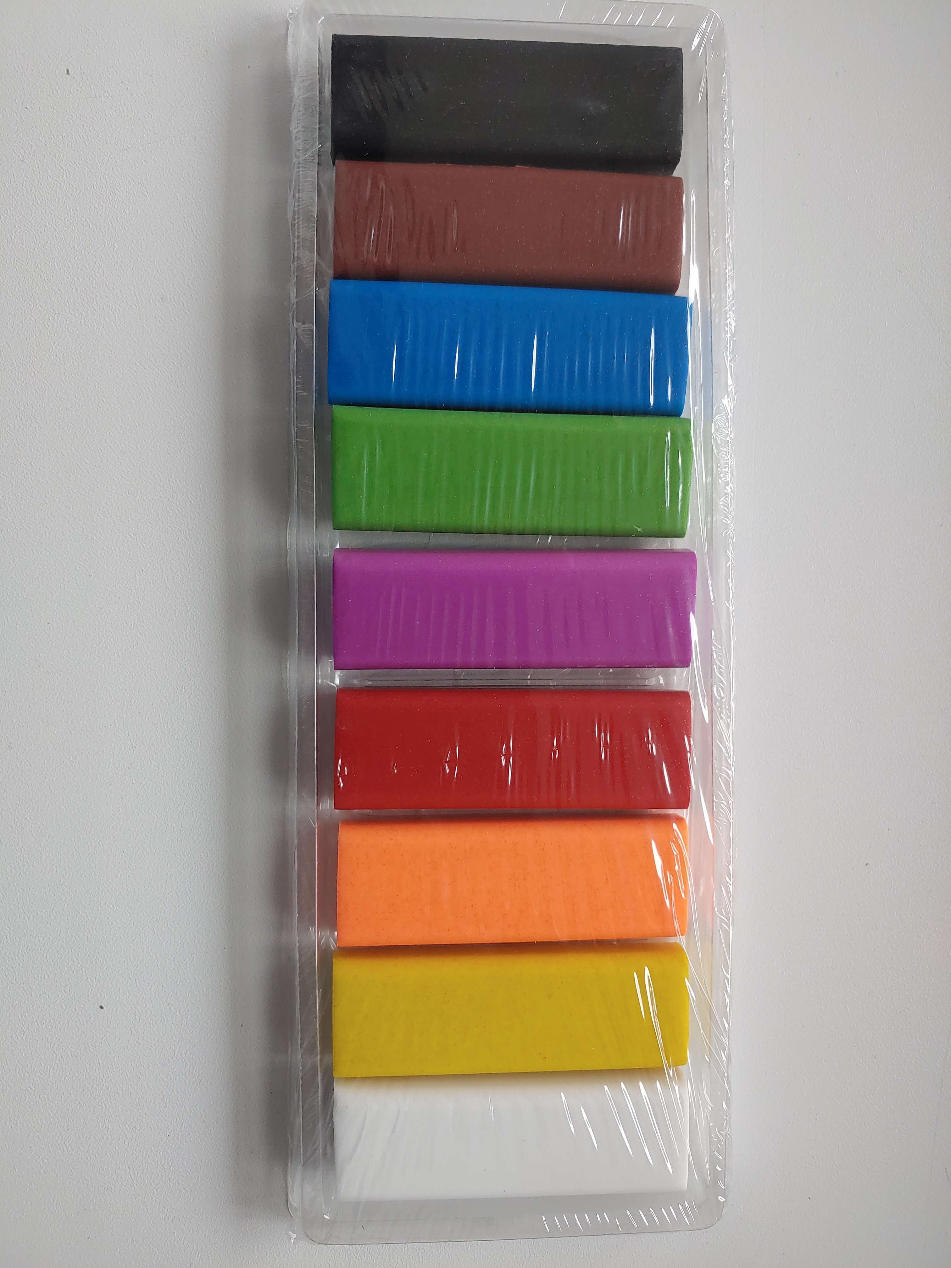Фотография покупателя товара Набор пластика - полимерная глина, LAPSI GLITTER, 9 цветов с блёстками по 20 г