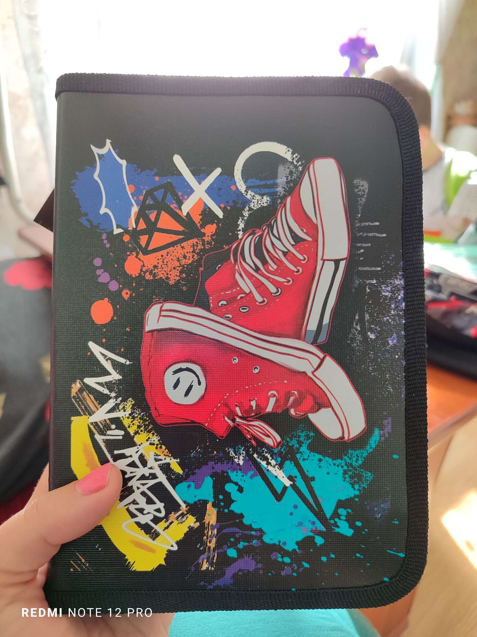 Фотография покупателя товара Пенал школьный, 1 секция, 14×20.5×3.8 см «Кеды» - Фото 1