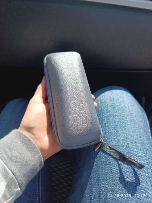 Фотография покупателя товара Футляр для очков на молнии, длина 17 см, МИКС - Фото 1