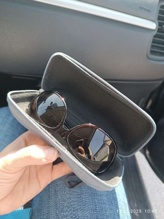 Фотография покупателя товара Футляр для очков на молнии, длина 17 см, МИКС - Фото 3