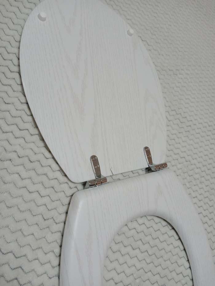 Фотография покупателя товара Сиденье для унитаза, 45×35×5 см, цвет белый - Фото 1