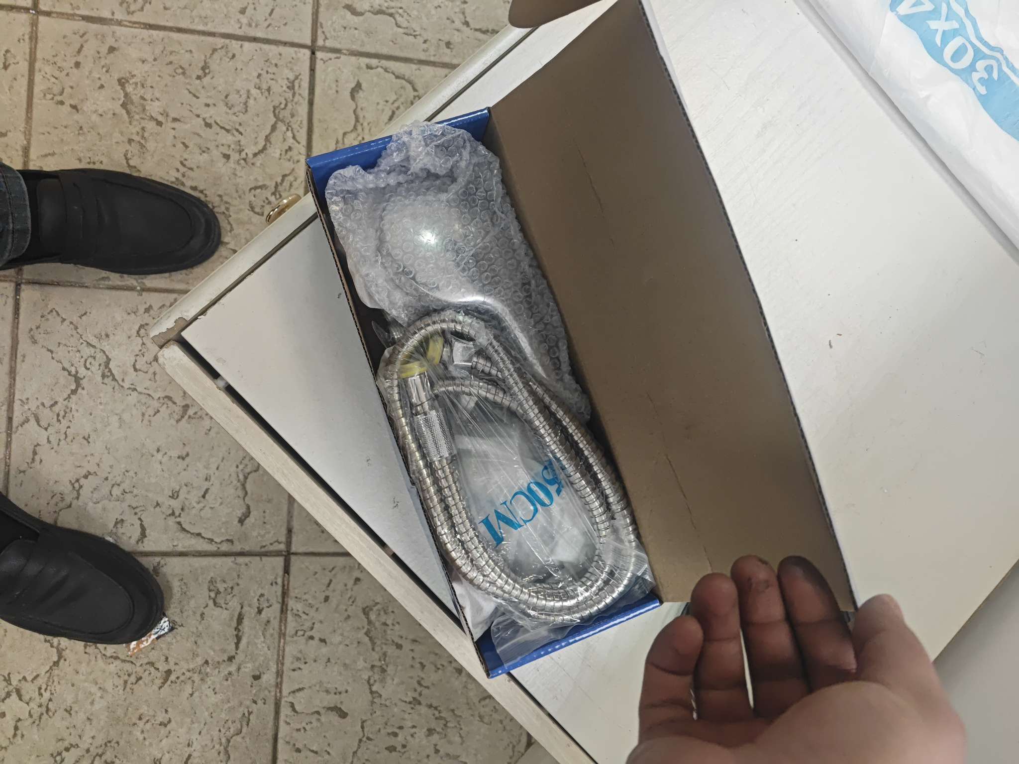 Фотография покупателя товара Смеситель для ванны ZEIN Z3380, картридж 35 мм, с душевым набором, лейка 4 режима, хром - Фото 1