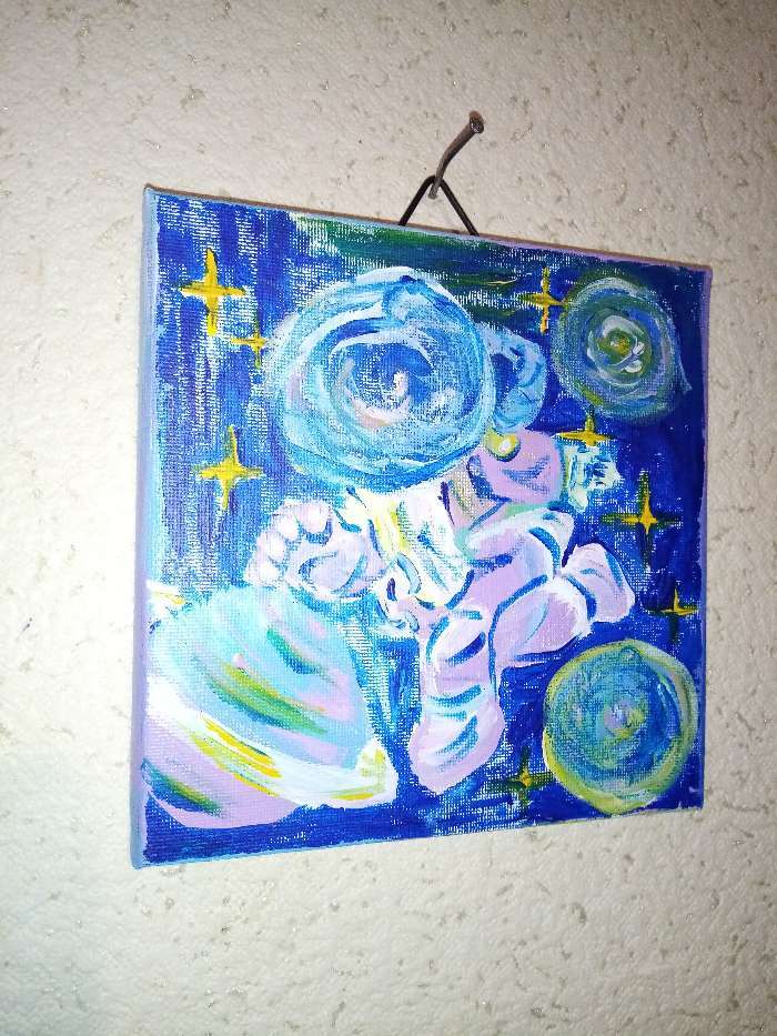 Фотография покупателя товара Картина по номерам «Полёт в космос» 15 × 15 см - Фото 7