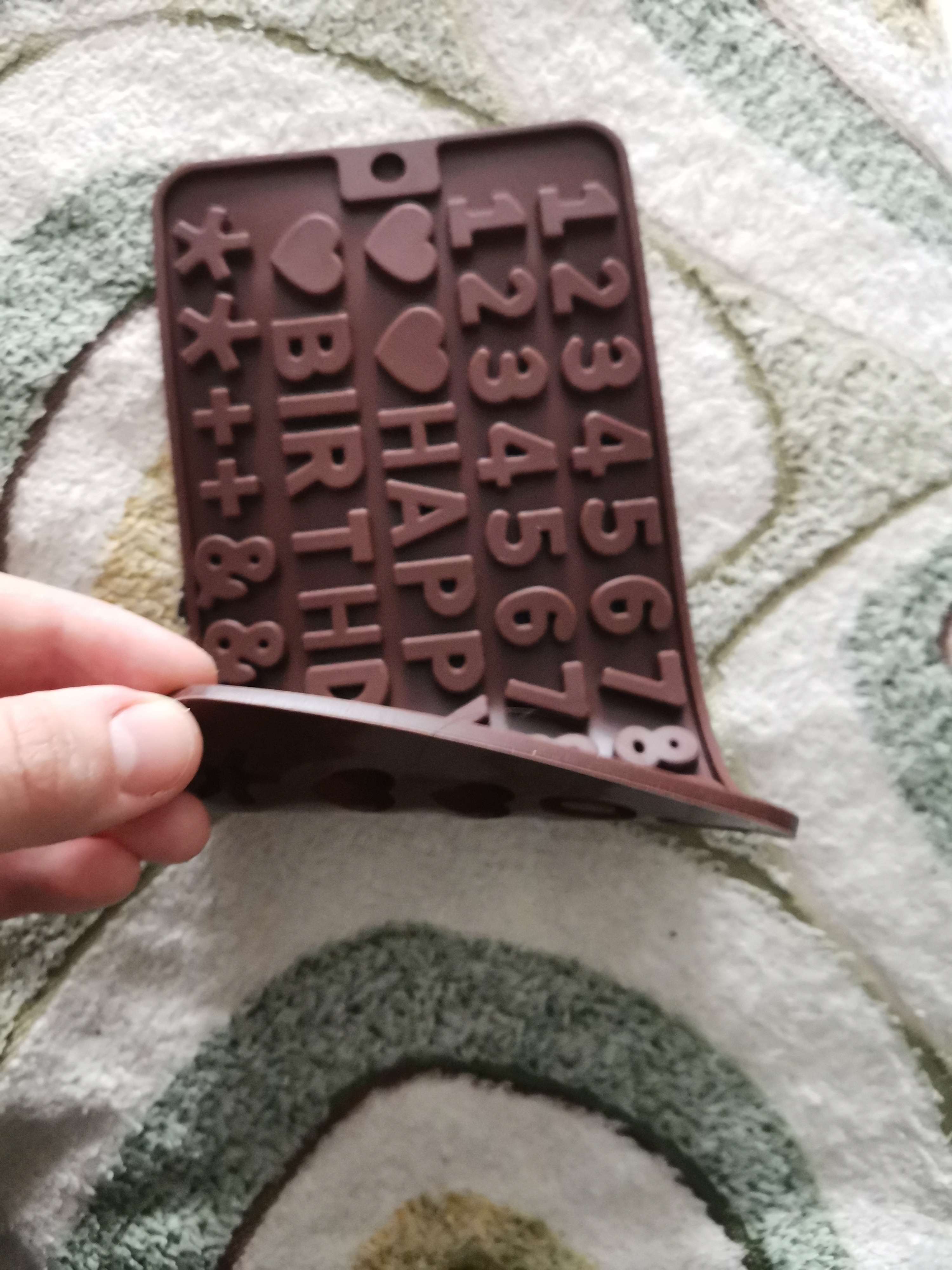 Фотография покупателя товара Форма для шоколада Доляна «Плитка», силикон, 21×11 см, 12 ячеек (2,7×3,9 см), цвет коричневый - Фото 103