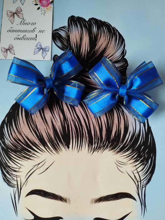 Фотография покупателя товара Лента декоративная, капроновая/атласная, с люрексом, 25 мм, 18±1 м, розовая - Фото 8