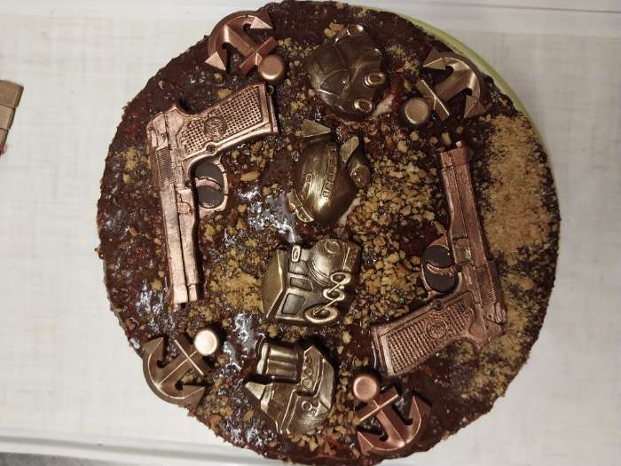 Фотография покупателя товара Форма для шоколада Доляна «Якорь», силикон, 20.5×13.5×1 см, 10 ячеек, МИКС - Фото 1