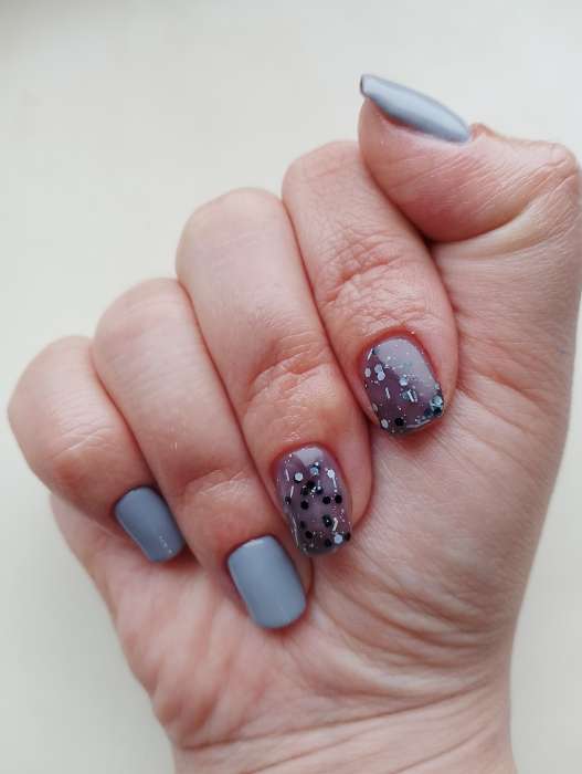 Фотография покупателя товара Гель лак для ногтей, однотонный, трехфазный, 8 мл, LED/UV, синий (70) - Фото 6