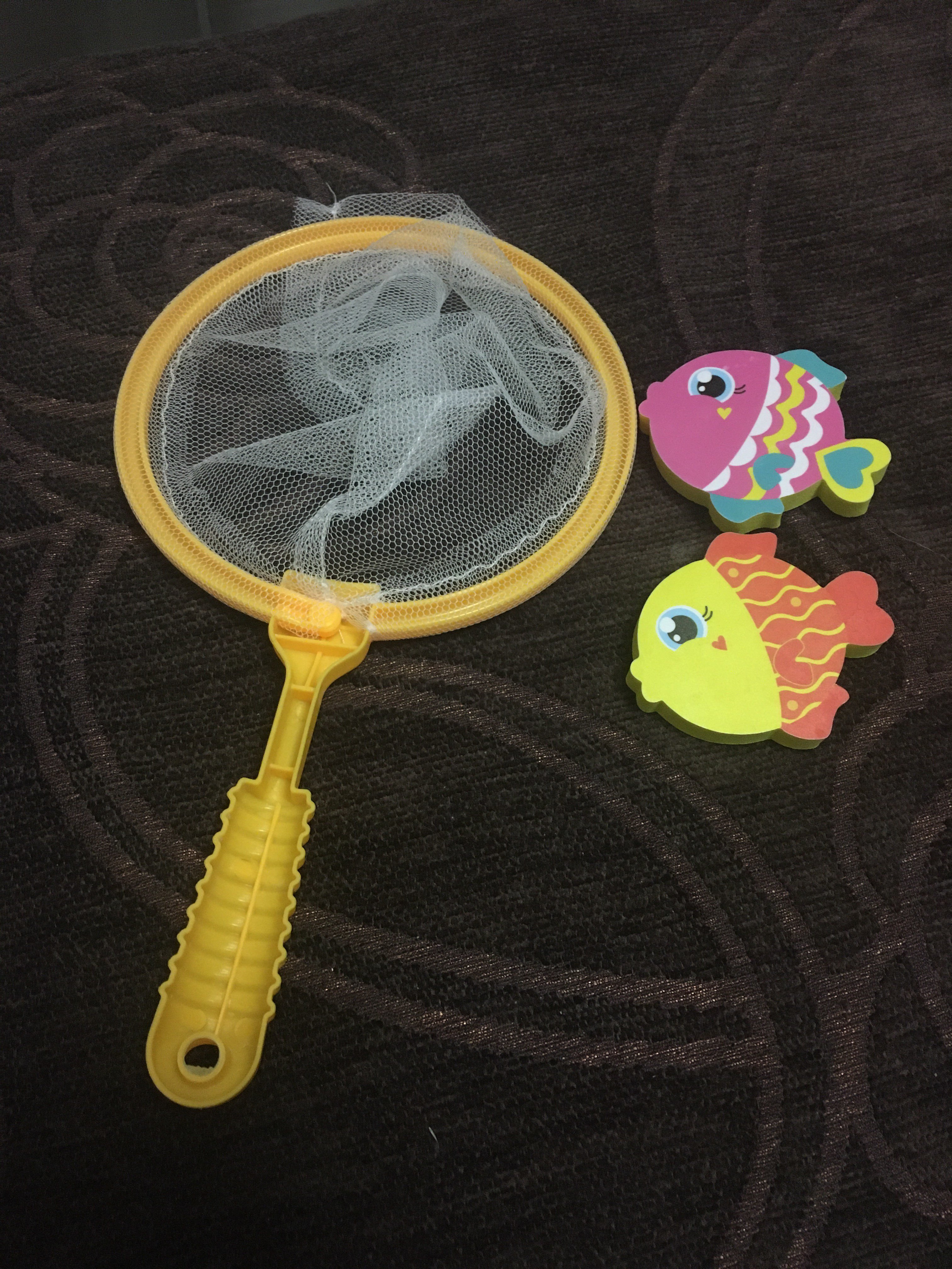 Фотография покупателя товара Набор игрушек для ванны "Рыбы" 3 штуки + сачок, Крошка Я - Фото 16