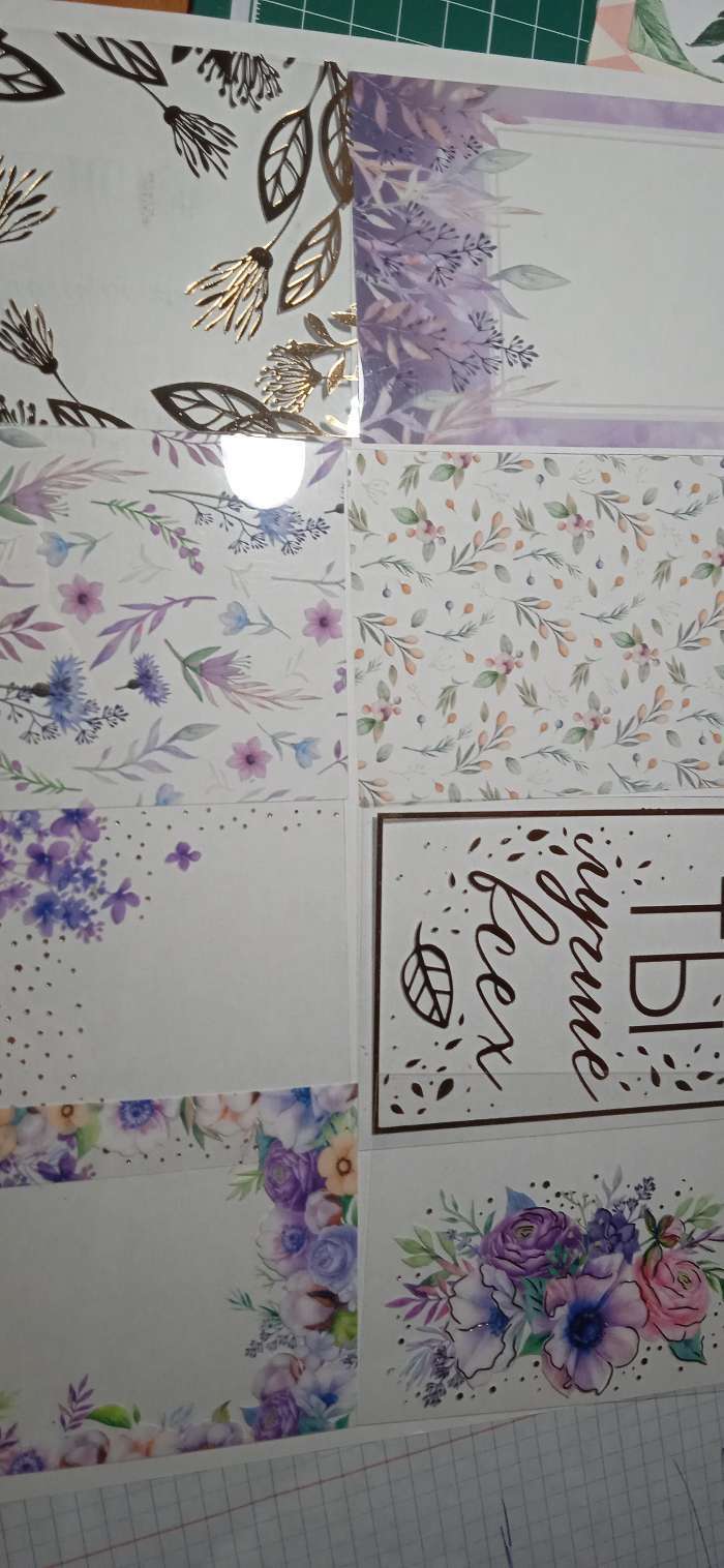 Фотография покупателя товара Набор ацетатных карточек для скрапбукинга «Цветочная галерея», 10 × 11 см - Фото 1